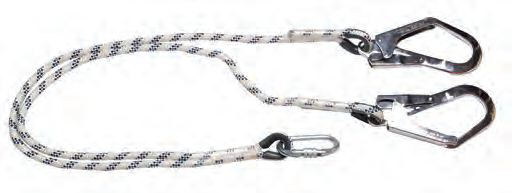 CIft Kol Sok EmIcIsIz Lanyard 12 mm statIk halatlı KarabIna ve  K4 Kancalı